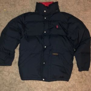 Ralph Lauren Polo Navy Blue Puffer Jacket Boy’s S